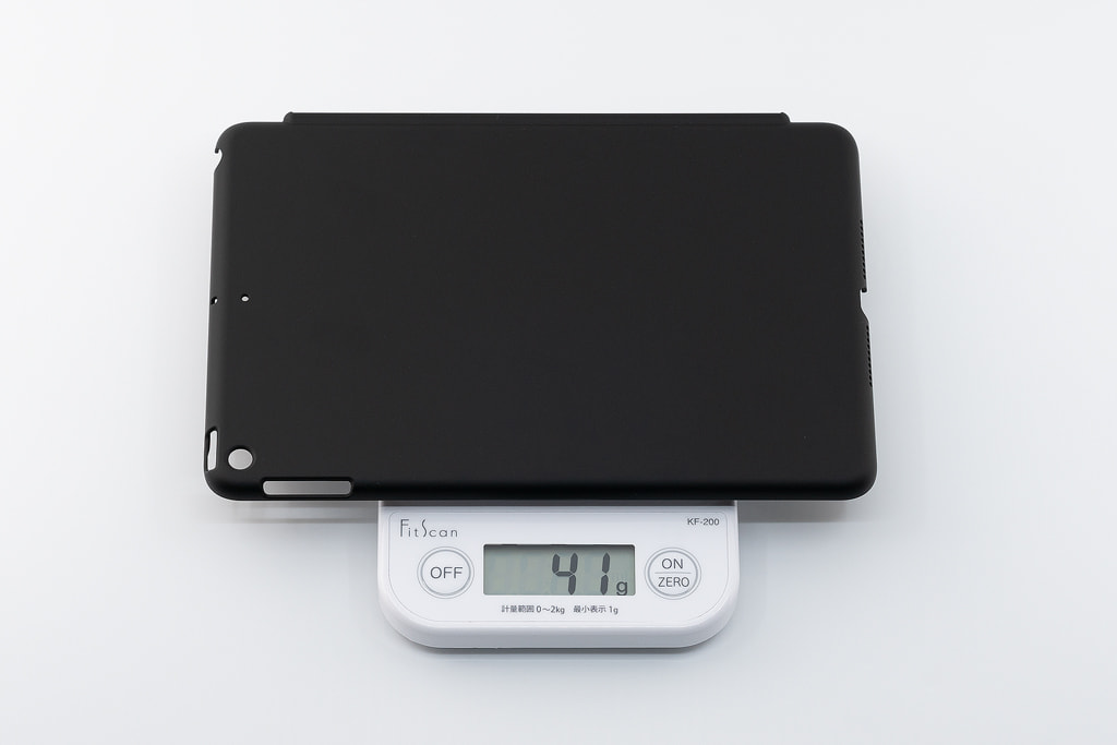 エアージャケット for iPad mini (第5世代) 重量実測